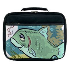 Fish Hook Worm Bait Water Hobby Lunch Bag by Sarkoni