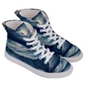 Waves Storm Sea Women s Hi-Top Skate Sneakers View3