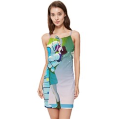 Astronaut Kiss Space Baby Summer Tie Front Dress by Bedest