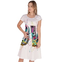 Graffiti Love Classic Short Sleeve Dress by essentialimage