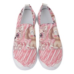 Cat Kitten Feline Pet Animal Cute Women s Slip On Sneakers by Sarkoni