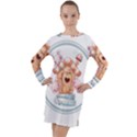 Socks Stockings Christmas Warm Long Sleeve Hoodie Dress View1
