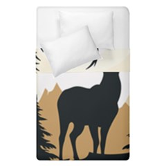 Deer Wildlife Nature Duvet Cover Double Side (single Size) by Sarkoni