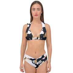 Deer Wildlife Nature Double Strap Halter Bikini Set by Sarkoni