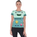 Bmo Adventure Time Short Sleeve Sports Top  View1