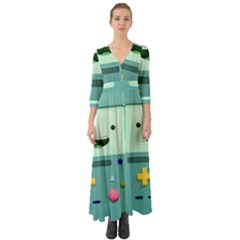 Bmo Adventure Time Button Up Boho Maxi Dress by Bedest