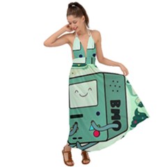 Adventure Time Bmo Backless Maxi Beach Dress by Bedest