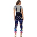 Trippy Kit Rick And Morty Galaxy Pink Floyd Women s Pinafore Overalls Jumpsuit View4