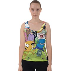 Adventure Time Finn  Jake Velvet Tank Top by Bedest