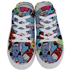 Graffiti Monster Street Theme Half Slippers by Bedest