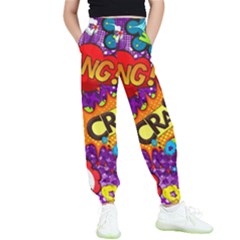 Crash Bang Adventure Time Art Boom Graffiti Kids  Joggers by Bedest