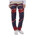 Dessert storm wave  Pattern  Women s Casual Pants View1