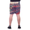 Dessert storm wave  Pattern  Men s Pocket Shorts View2