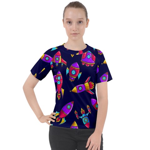 Space Patterns Women s Sport Raglan T-shirt by Hannah976