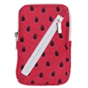 Seamless Watermelon Surface Texture Belt Pouch Bag (Large) View1