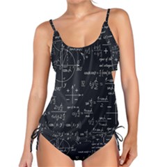 Mathematical Seamless Pattern With Geometric Shapes Formulas Tankini Set by Hannah976