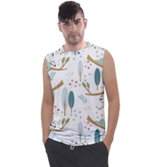 Pattern Sloth Woodland Men s Regular Tank Top by Hannah976