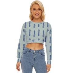 Blue King Pineapple  Lightweight Long Sleeve Sweatshirt by ConteMonfrey