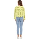 Yellow Pineapple Women s Lightweight Cropped Hoodie View4