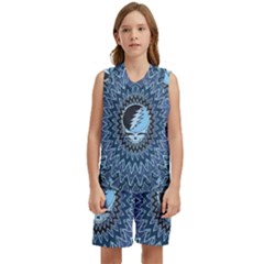 Grateful Dead Butterfly Pattern Kids  Basketball Mesh Set by Bedest