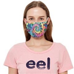 Grateful Dead Bears Tie Dye Vibrant Spiral Cloth Face Mask (adult) by Bedest