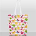 Tropical Fruits Berries Seamless Pattern Full Print Rope Handle Tote (Small) View1