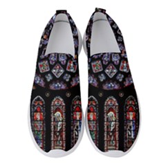 Photos Chartres Rosette Cathedral Women s Slip On Sneakers by Bedest