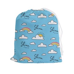 Sky Pattern Drawstring Pouch (2xl) by Apen