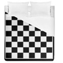 Chess Board Background Design Duvet Cover (Queen Size) View1