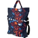 Make devil discovery  Fold Over Handle Tote Bag View2