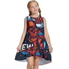 Make Devil Discovery  Kids  Frill Swing Dress by Saikumar