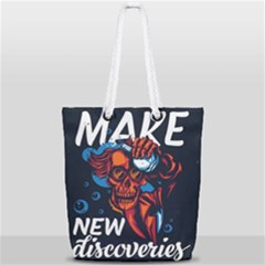 Dont Fear Full Print Rope Handle Tote (small) by Saikumar