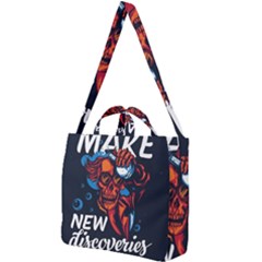 Dont Fear Square Shoulder Tote Bag by Saikumar