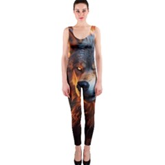 Be Dare For Everything One Piece Catsuit by Saikumar