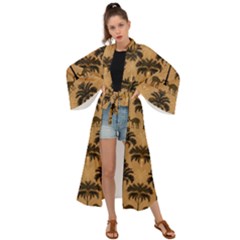 Pattern Background Decorative Maxi Kimono by Jatiart