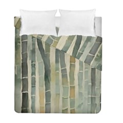 Bamboo Plants Duvet Cover Double Side (full/ Double Size) by Ravend