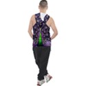 Peacock Bird Color Men s Sleeveless Hoodie View2