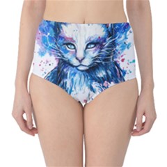 Cat Classic High-waist Bikini Bottoms by saad11