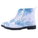 Blue-flower Men s High-Top Canvas Sneakers View2