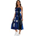 Stuck Tardis Beach Doctor Who Police Box Sci-fi Sleeveless Shoulder Straps Boho Dress View2