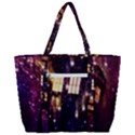 Tardis Regeneration Art Doctor Who Paint Purple Sci Fi Space Star Time Machine Zip Up Canvas Bag View3