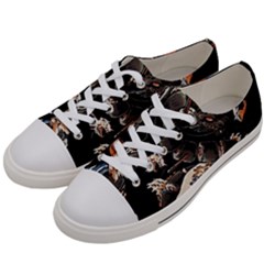 Sushi Dragon Japanese Men s Low Top Canvas Sneakers by Bedest