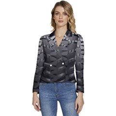 Tire Women s Long Sleeve Revers Collar Cropped Jacket by Ket1n9