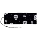 Skull Pattern Roll Up Canvas Pencil Holder (M) View1