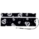 Skull Pattern Roll Up Canvas Pencil Holder (M) View2