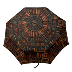 Books Library Folding Umbrellas by Ket1n9