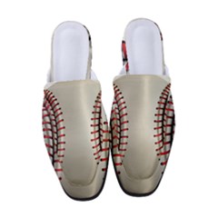 Baseball Women s Classic Backless Heels by Ket1n9