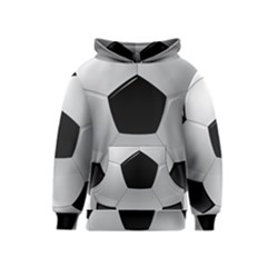 Soccer Ball Kids  Pullover Hoodie by Ket1n9