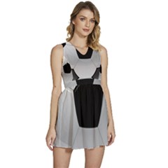 Soccer Ball Sleeveless High Waist Mini Dress by Ket1n9