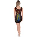 Beautiful Peacock Feather Bodycon Dress View4